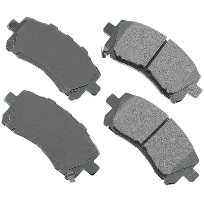 Front Ceramic Pads by AKEBONO - ACT721 pa7