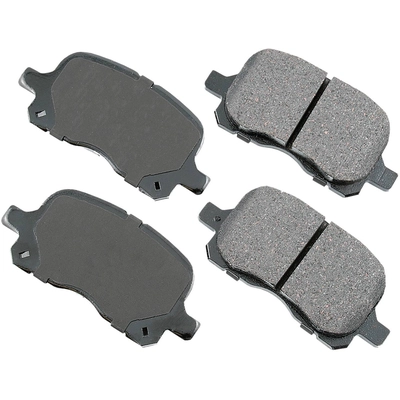 Front Ceramic Pads by AKEBONO - ACT741 pa8