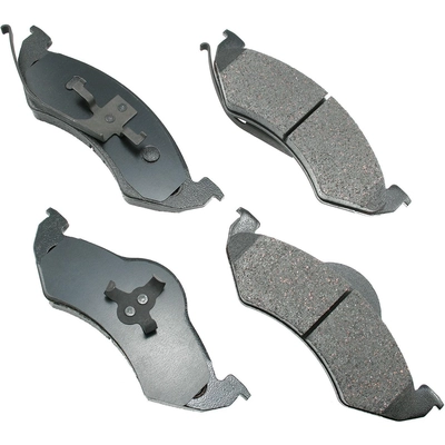 Front Ceramic Pads by AKEBONO - ACT746 pa7