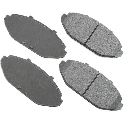 Front Ceramic Pads by AKEBONO - ACT748 pa6