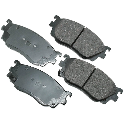 Front Ceramic Pads by AKEBONO - ACT755 pa6