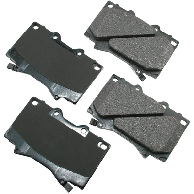 Front Ceramic Pads by AKEBONO - ACT772 pa7