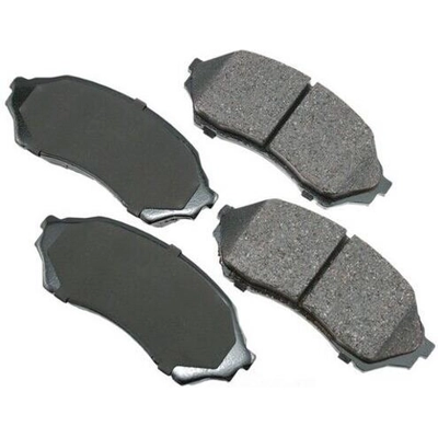 Front Ceramic Pads by AKEBONO - ACT798 pa12