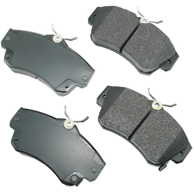 Front Ceramic Pads by AKEBONO - ACT841 pa7