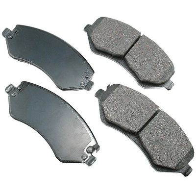 Front Ceramic Pads by AKEBONO - ACT856 pa8