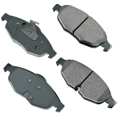 Front Ceramic Pads by AKEBONO - ACT869 pa8