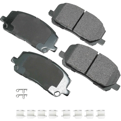 Front Ceramic Pads by AKEBONO - ACT884A pa7