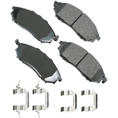 Front Ceramic Pads by AKEBONO - ACT888B pa6