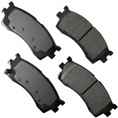 Front Ceramic Pads by AKEBONO - ACT889 pa5