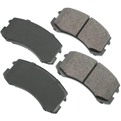 Front Ceramic Pads by AKEBONO - ACT904 pa6
