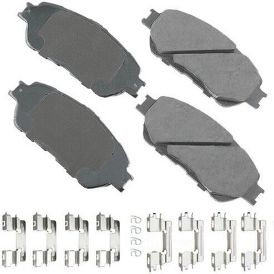 Front Ceramic Pads by AKEBONO - ACT906C pa11