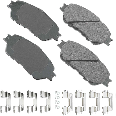 Front Ceramic Pads by AKEBONO - ACT906C pa6