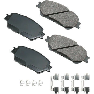 Front Ceramic Pads by AKEBONO - ACT908A pa7