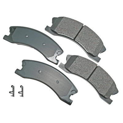 Front Ceramic Pads by AKEBONO - ACT945 pa6