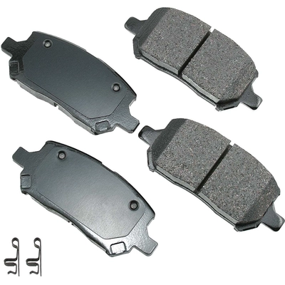 Front Ceramic Pads by AKEBONO - ACT956 pa8