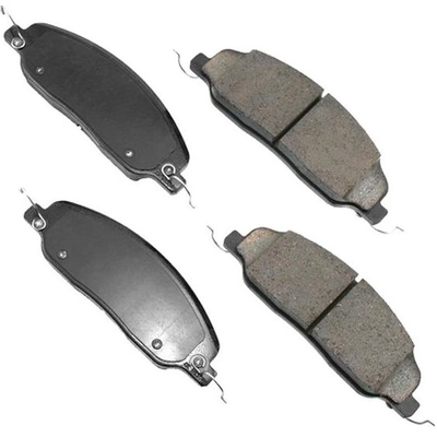 Front Ceramic Pads by AKEBONO - ASP1081 pa10