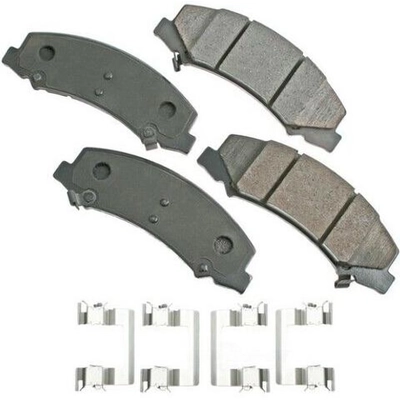 Front Ceramic Pads by AKEBONO - ASP1159 pa11