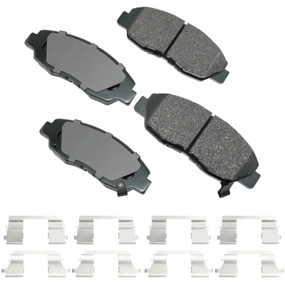 Front Ceramic Pads by AKEBONO - ASP465D pa5