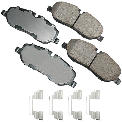 Front Ceramic Pads by AKEBONO - EUR1098A pa6