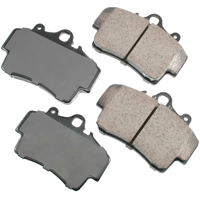 Front Ceramic Pads by AKEBONO - EUR737 pa8