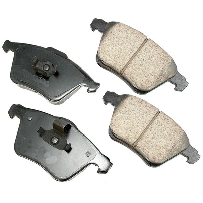 Front Ceramic Pads by AKEBONO - EUR915A pa9