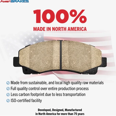 Front Ceramic Pads by AMERIBRAKES - PRC2324 pa2