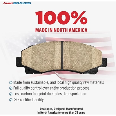 Front Ceramic Pads by AMERIBRAKES - PRC2413 pa2