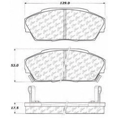 Plaquettes avant en c�ramique  by CENTRIC PARTS - 103.04090 pa3