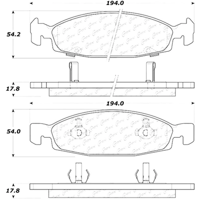 Front Ceramic Pads by CENTRIC PARTS - 103.07900 pa5