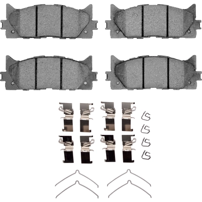 Front Ceramic Pads by DYNAMIC FRICTION COMPANY - 1551-1293-01 pa1