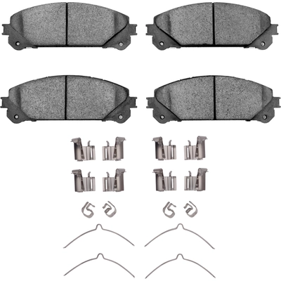 Front Ceramic Pads by DYNAMIC FRICTION COMPANY - 1551-1324-01 pa1