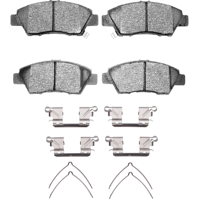 Front Ceramic Pads by DYNAMIC FRICTION COMPANY - 1551-1394-01 pa1