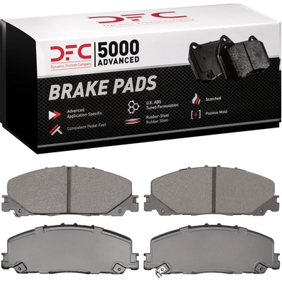 Front Ceramic Pads by DYNAMIC FRICTION COMPANY - 1551-2477-00 pa1