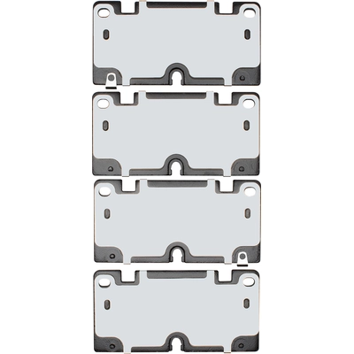 Front Ceramic Pads by DYNAMIC FRICTION COMPANY - 1551-2498-00 pa2