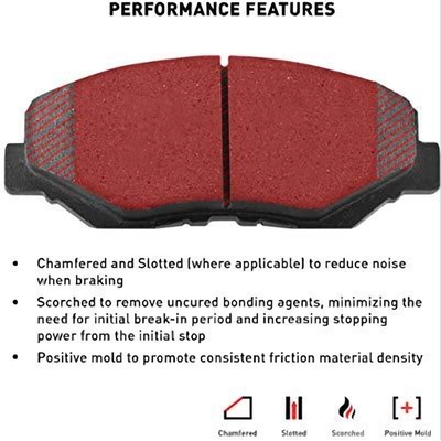 Front Ceramic Pads by DYNAMIC FRICTION COMPANY - 1600-1182-00 pa12