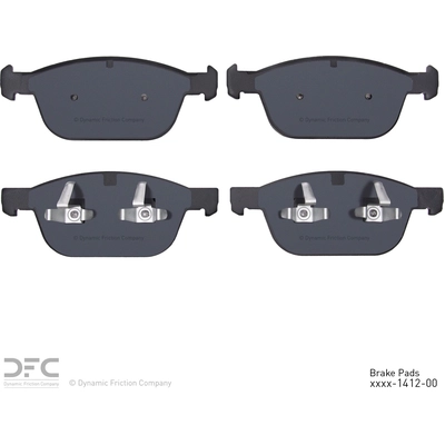 DYNAMIC FRICTION COMPANY - 1600-1412-00 - Front Ceramic Pads pa1