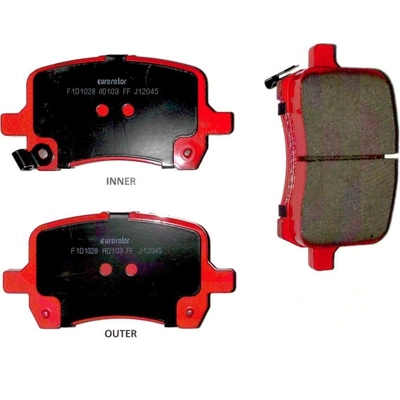 Front Ceramic Pads by EUROROTOR - ID1028H pa4
