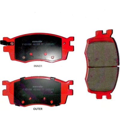 EUROROTOR - ID1156H - Front Ceramic Pads pa2