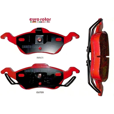 Front Ceramic Pads by EUROROTOR - ID816 pa3