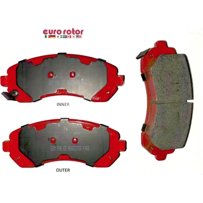Front Ceramic Pads by EUROROTOR - ID844H pa3