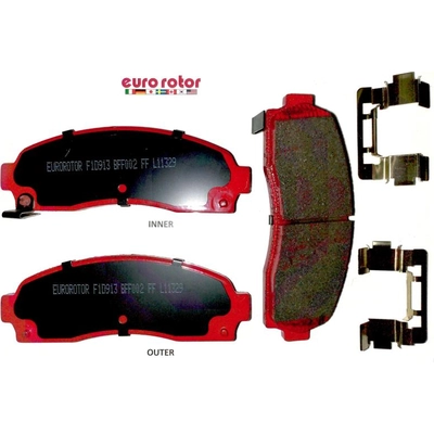 Front Ceramic Pads by EUROROTOR - ID913H pa3