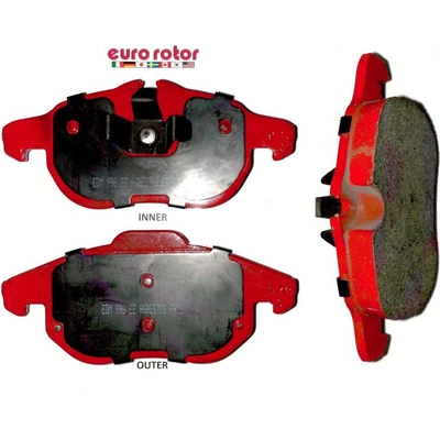 Front Ceramic Pads by EUROROTOR - ID972H pa3
