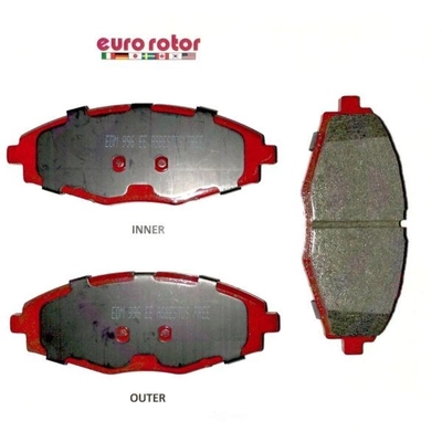 Front Ceramic Pads by EUROROTOR - ID1321 pa3