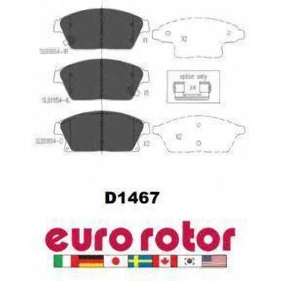 Plaquettes avant en céramique  de EUROROTOR - ID1467H pa3