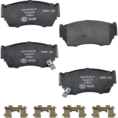 Front Ceramic Pads by HELLA PAGID - 355033181 pa1