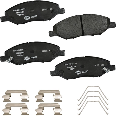 Front Ceramic Pads by HELLA PAGID - 355033371 pa1