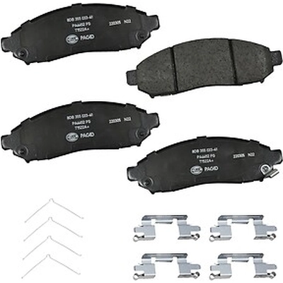 Front Ceramic Pads by HELLA PAGID - 355033411 pa1
