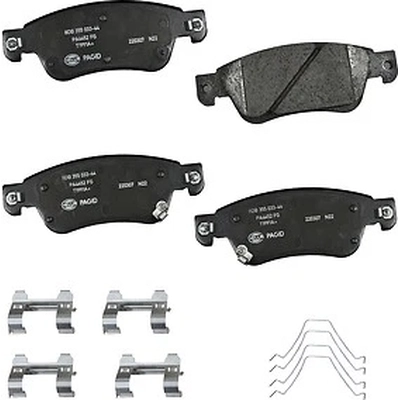 Front Ceramic Pads by HELLA PAGID - 355033441 pa1