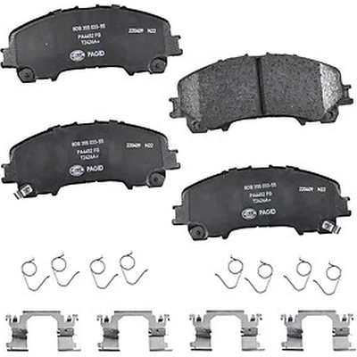 Front Ceramic Pads by HELLA PAGID - 355033551 pa1