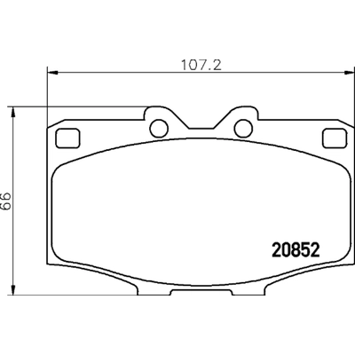 Front Ceramic Pads by HELLA PAGID - 355033581 pa2